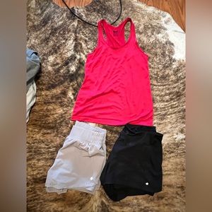 Athletic wear: Nike dry fit and various brands